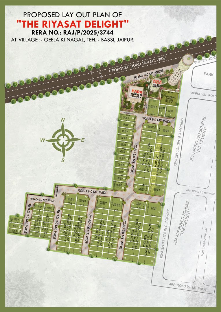 Layout plan of The Riyasat Delight